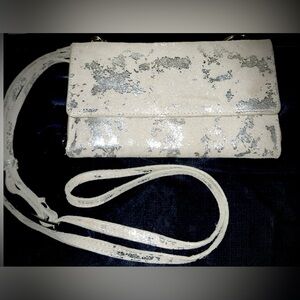 EUC Latico 'Melita' Metallic Wallet/Crossbody